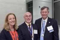 Drs. Linda Torre, Thomas Boyle, and Jeffrey Cloidt at Columbia U. Center for Precision Dental Medicine